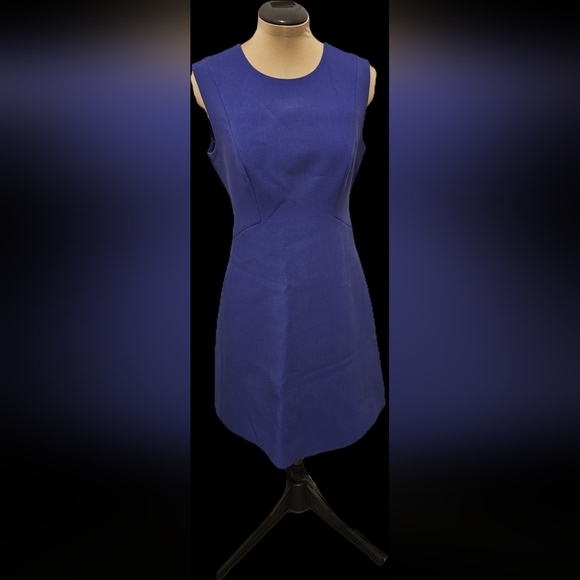 kate spade Dresses & Skirts - Kate Spade Sleeveless Royal Blue Or Purplelish Midi Dress Sz 4